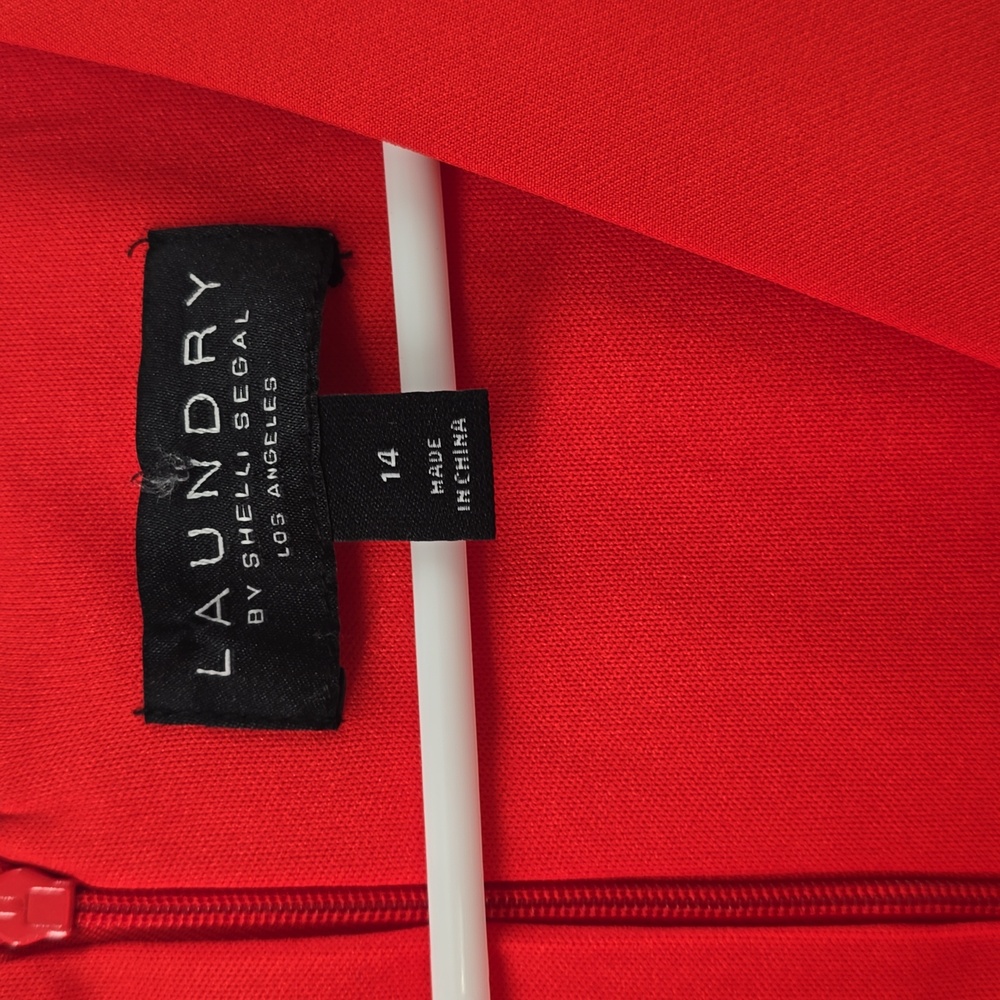 Laundry By Shelli Segal Red Jumpsuit - Picture 6 of 7